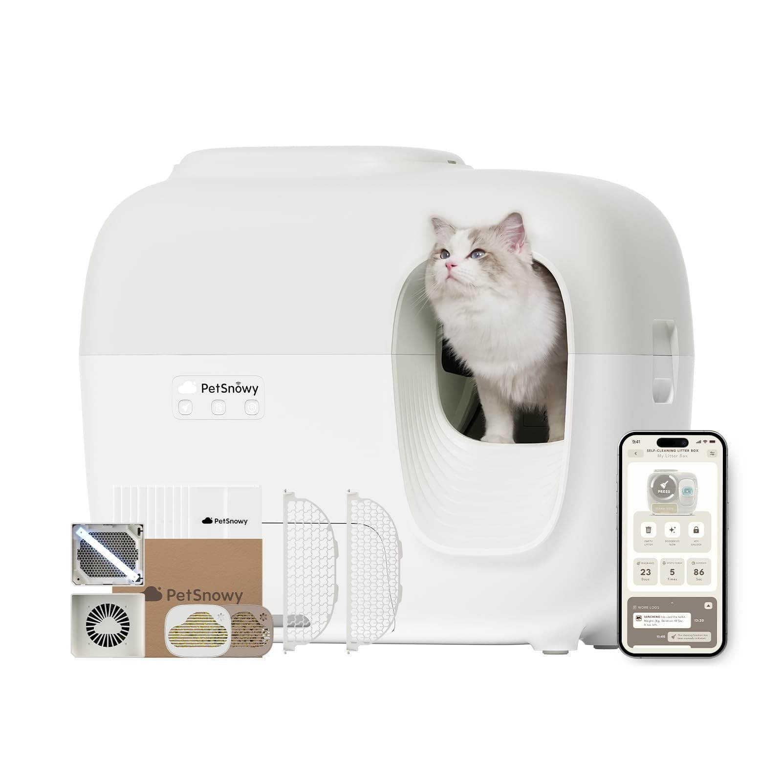 PETSNOWY SNOW+ Self-Cleaning Litter Box